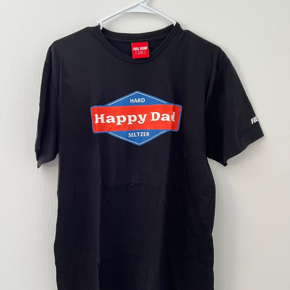 NELK Boys Happy Dad Black T-Shirt